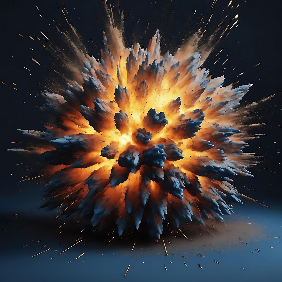 Isolated round explosion